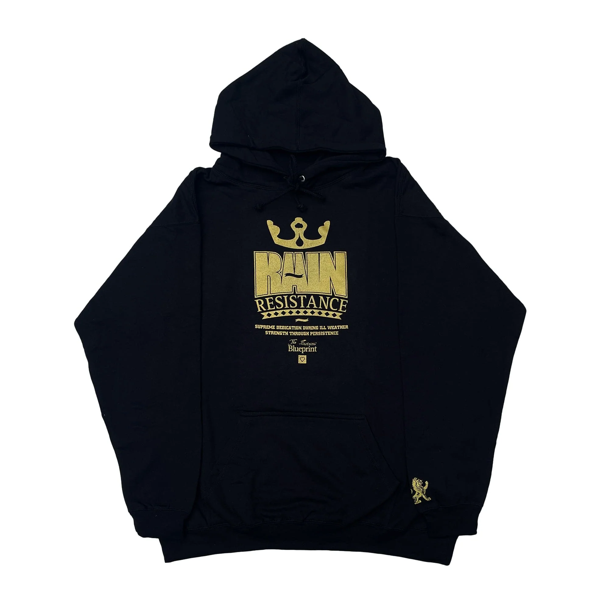 Blueprint 'Rain Resistance' Hoodie (Black) NOS 00s