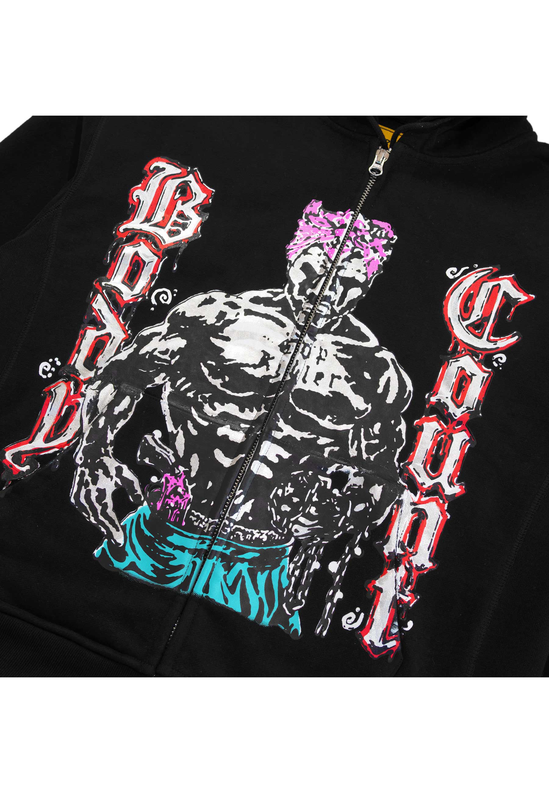Carpet Company 'Body Count' Zip-Up Hood (Black) - Image 6