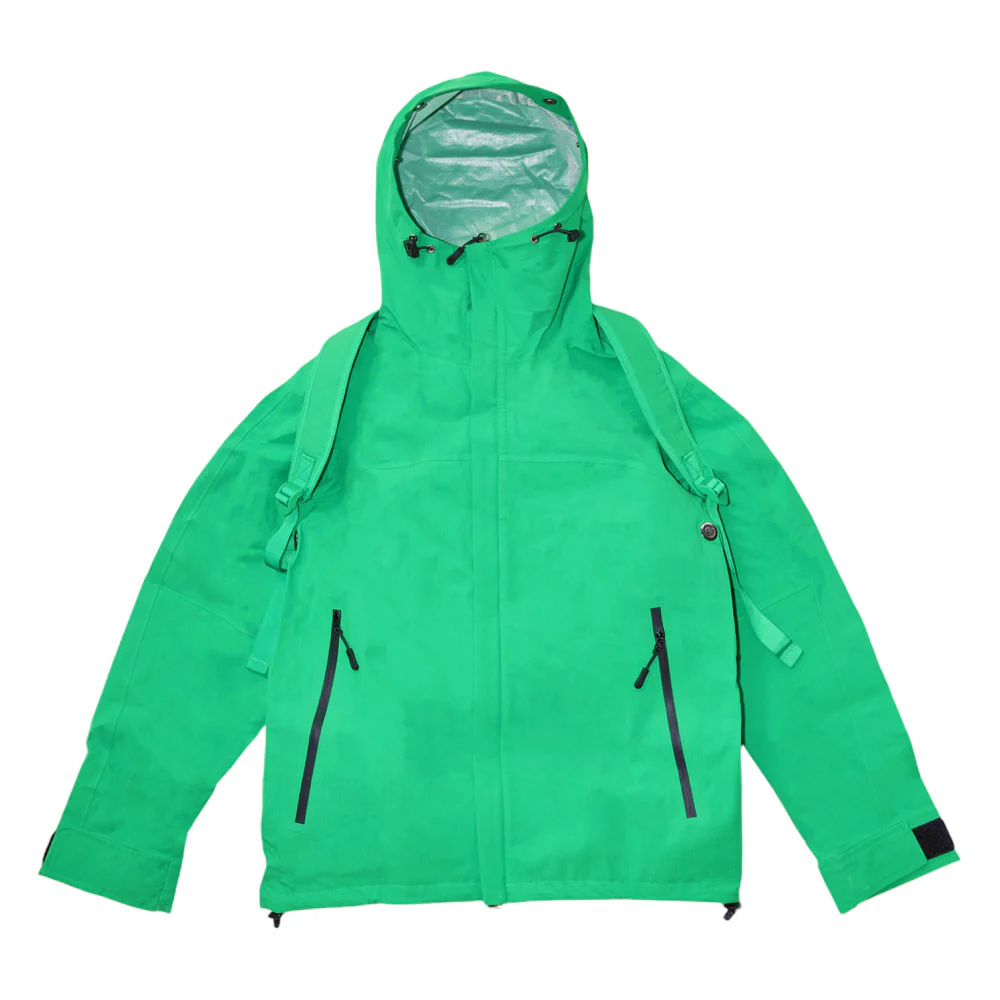 Carpet Company 'Bookbag' Rain Jacket (Green) - Image 2