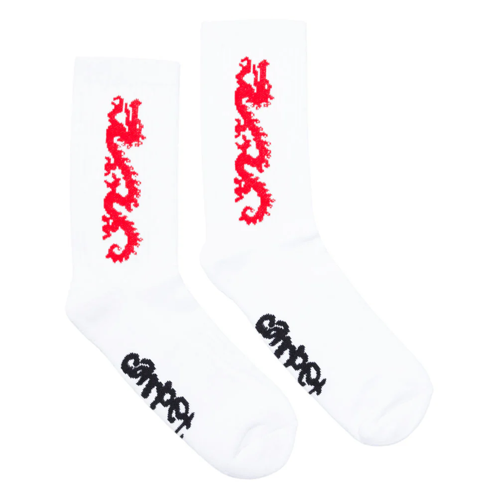 Carpet Company 'Dragon' Socks (White) - Image 2