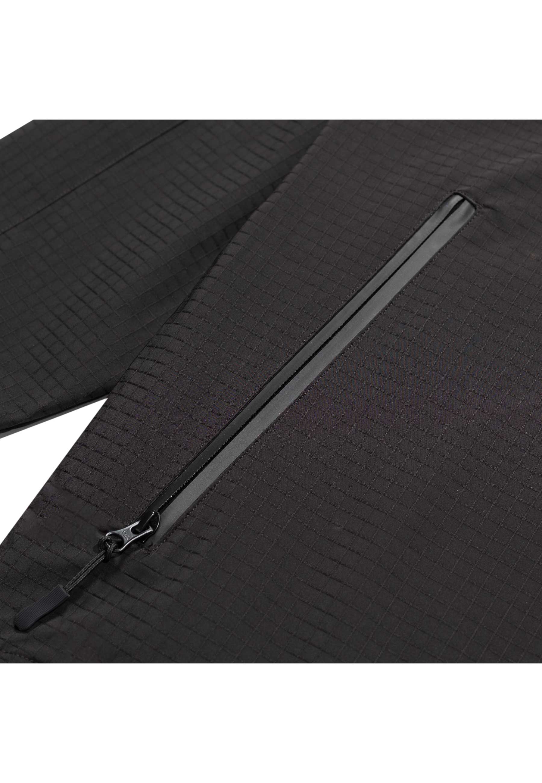 Carpet Company 'Reversible Hood' Rain Jacket (Black) - Image 8