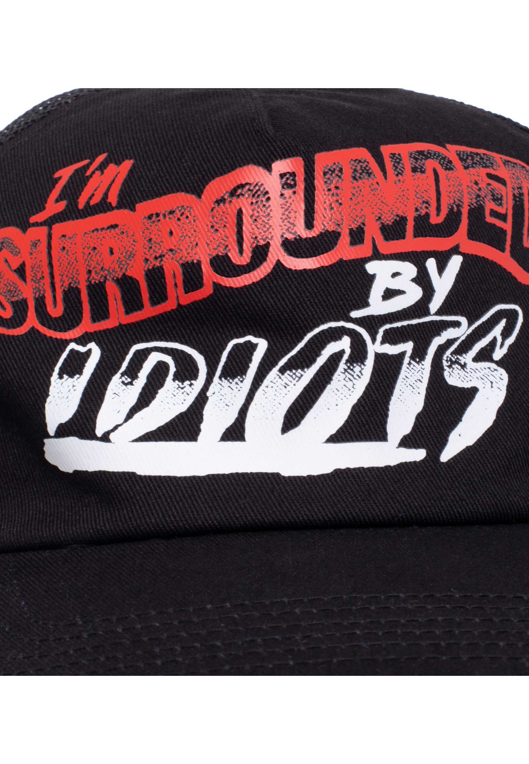 GX1000 'Surrounded By Idiots' Trucker Cap (Black) - Image 2