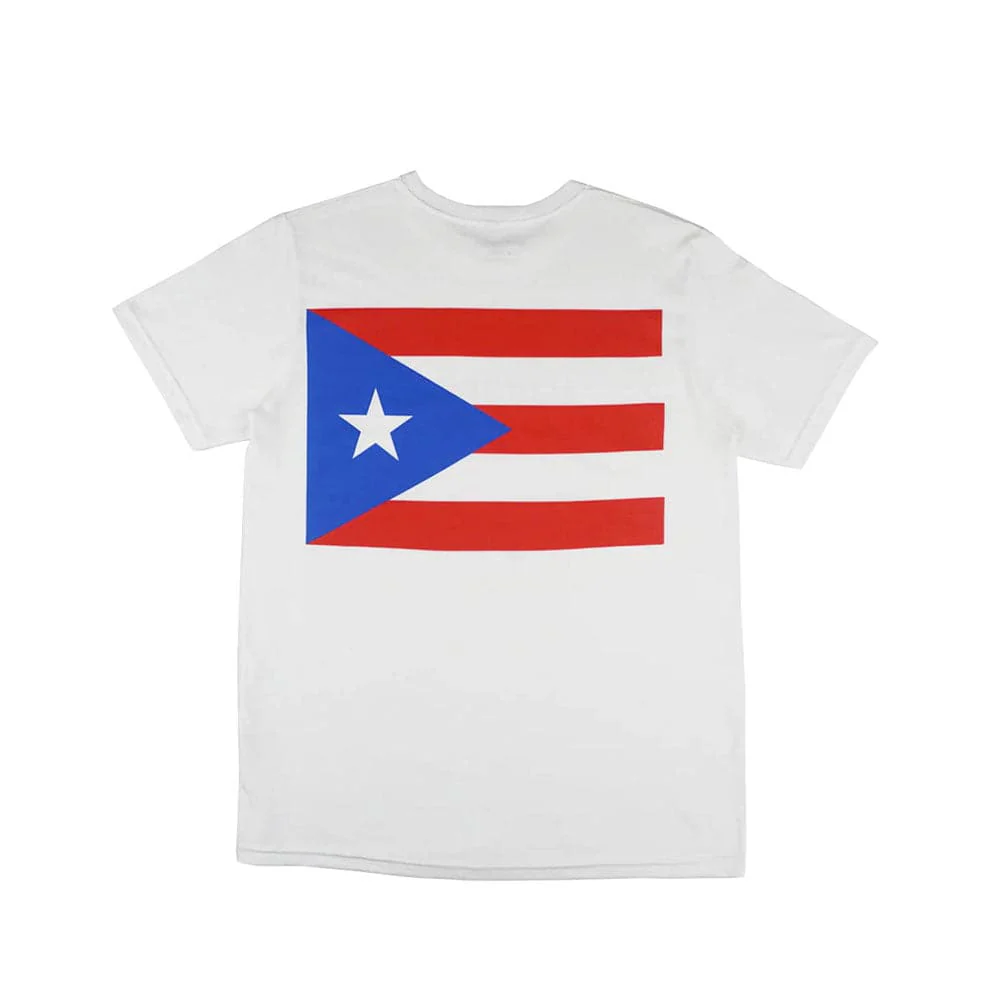 Hardbody 'Puerto Rico Logo' T-Shirt (White / Blue) - Image 2
