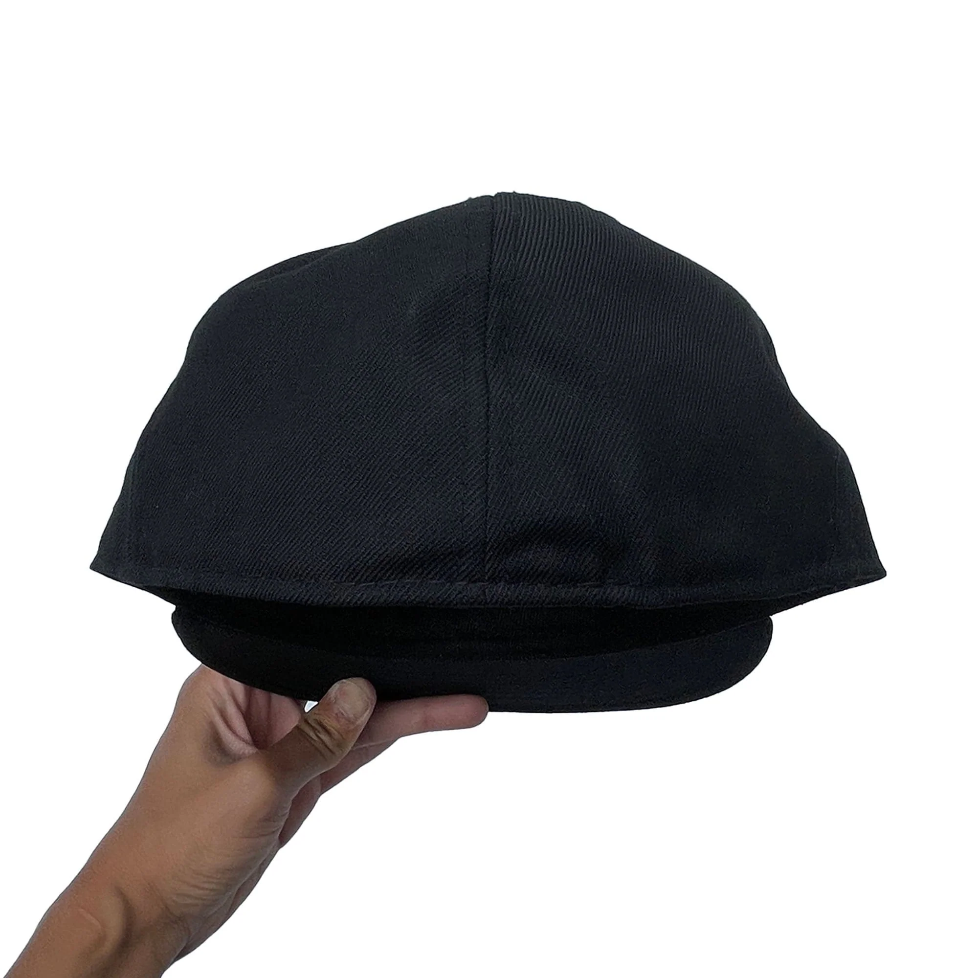 Mystery 'New Era 59Fifty Fitted' Hat (Black/Black) NOS 00s - Image 5