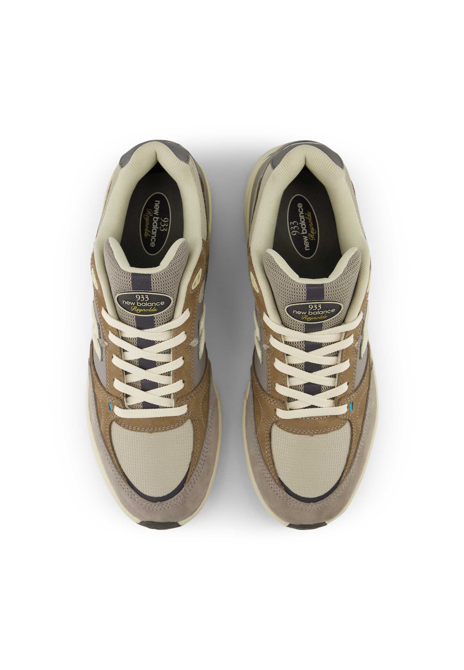 New Balance Numeric 'Andrew Reynolds 933 Grey Days' Skate Shoes (Marblehead / Island Blue) - Image 3