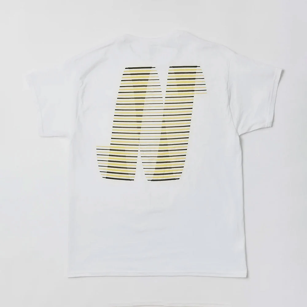 North 'N Logo' T-Shirt (White / Black / Yellow) - Image 2