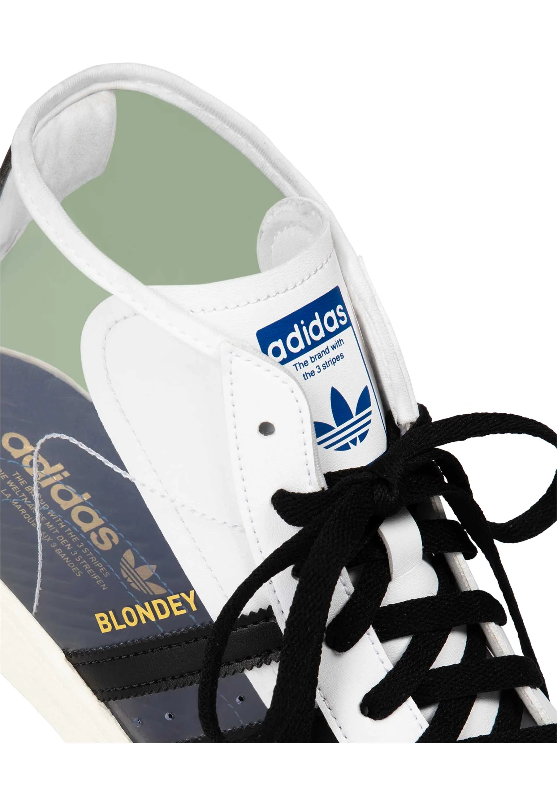 Thames MMXX X adidas 'Blondey Pro' Skate Shoes (White / Transparent) - Image 3